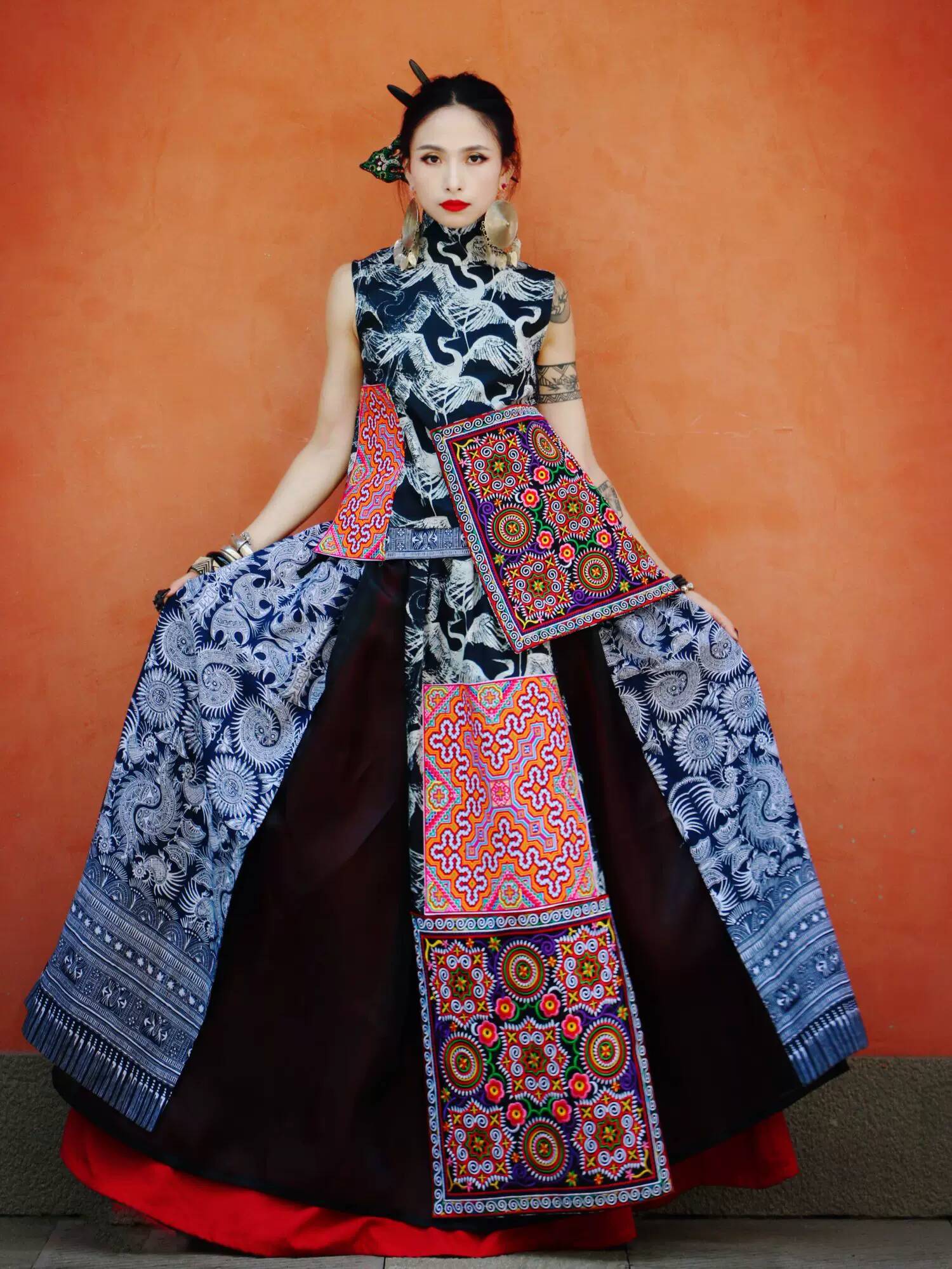 Ethnic Style - Традиционный комплект одежды для девочек из