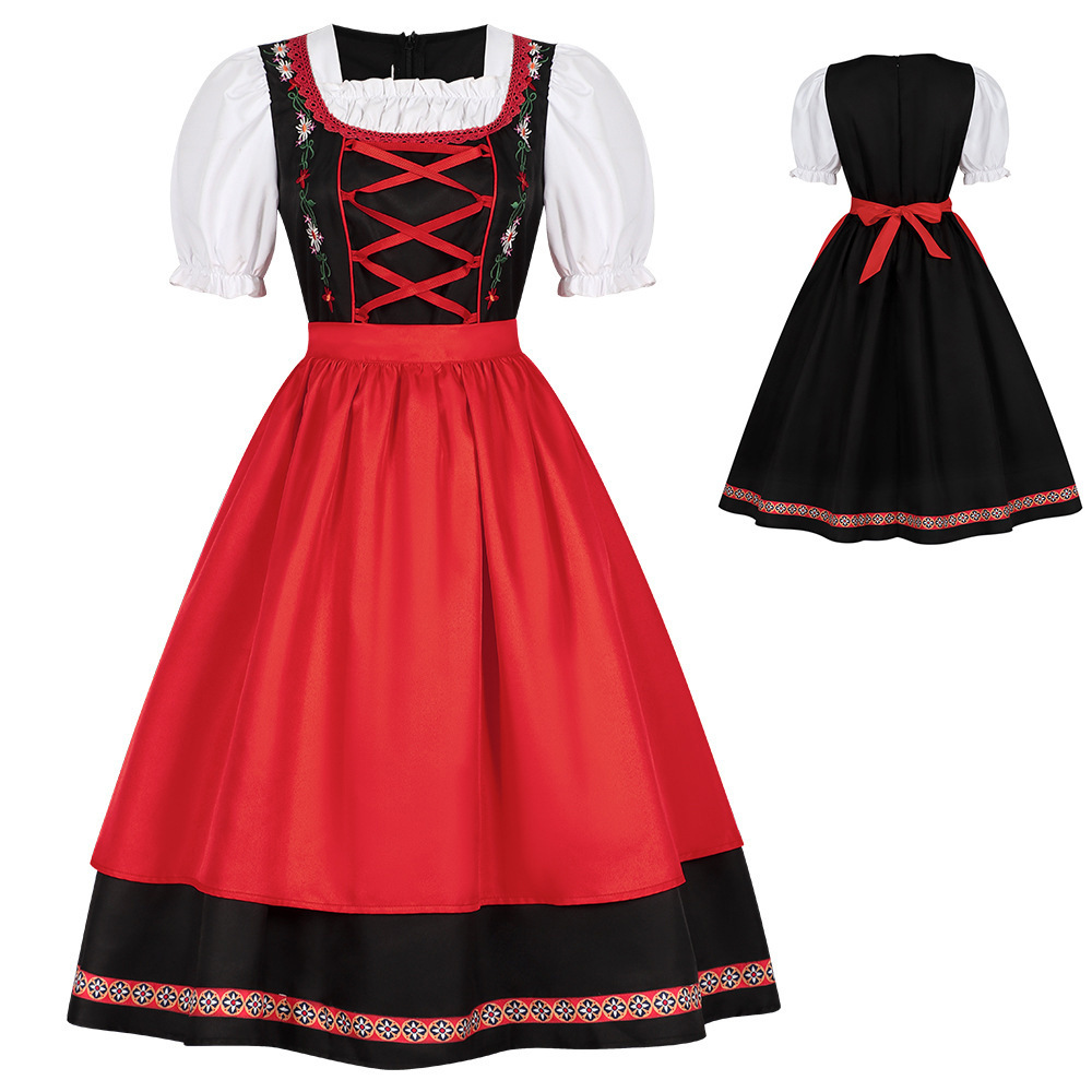 Ethnic Style Dresses - Новый немецкий костюм Октоберфеста, платье в