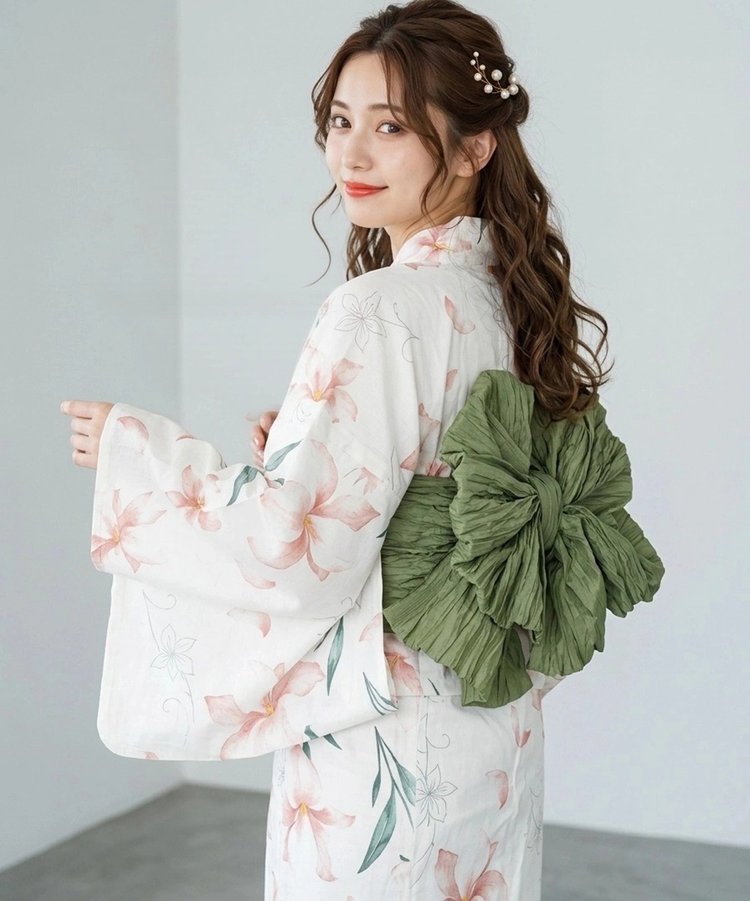 Ethnic Style Dresses - Традиционное кимоно-юката из хлопка и льна