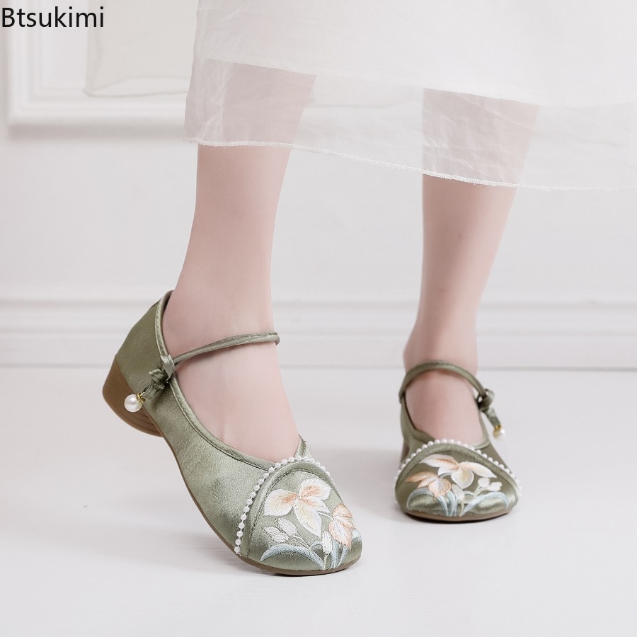 Модные женские туфли на низком – обзор и цена Ethnic Fashion Style