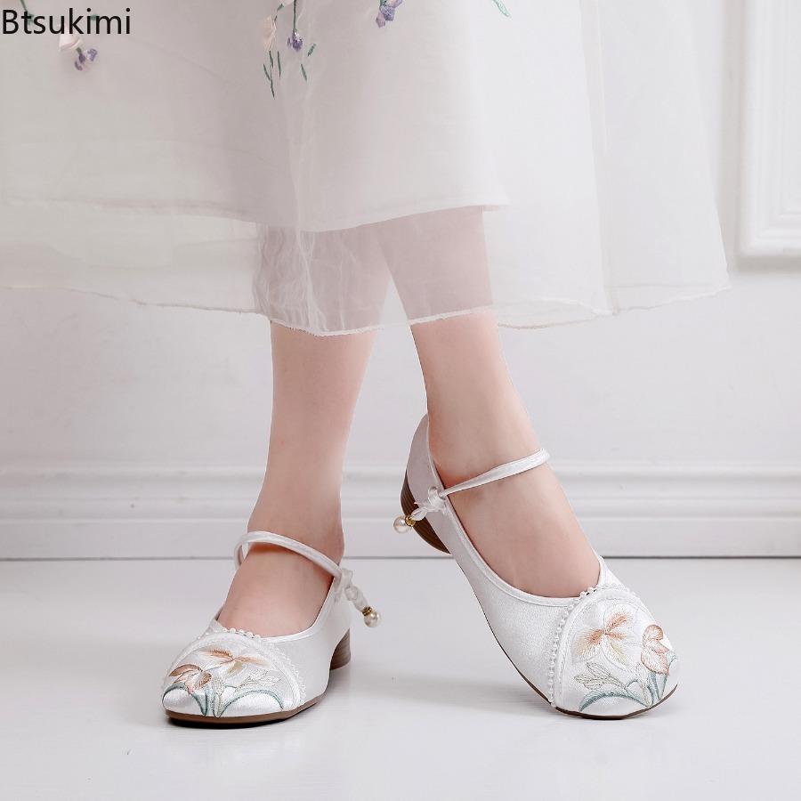 Модные женские туфли на низком – обзор и цена Ethnic Fashion Style