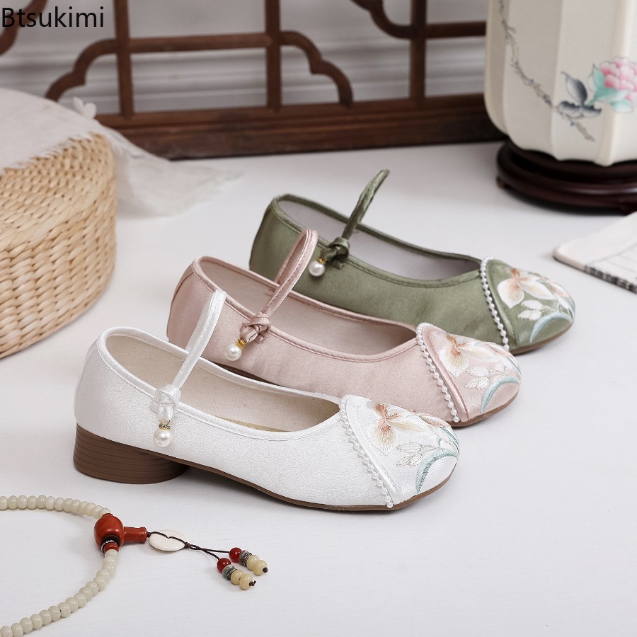 Модные женские туфли на низком – обзор и цена Ethnic Fashion Style