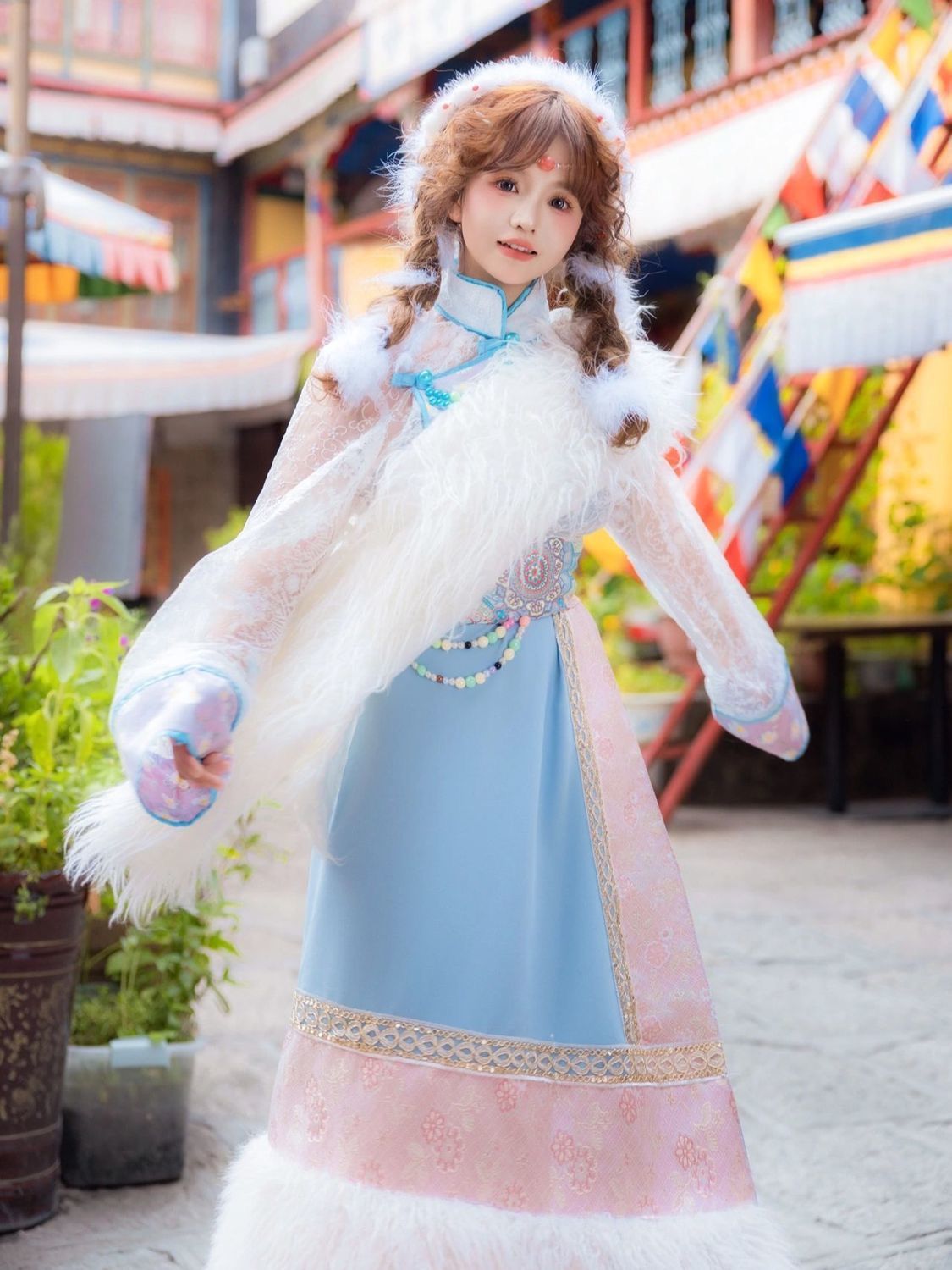 Тибетский костюм женский, новы – обзор и цена Ethnic Style Dresses